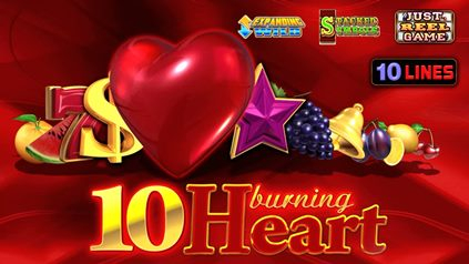 ითამაშე სლოტი 10 Burning Heart უფასოდ ქულებზე ონლაინში.