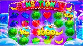 სლოტ Sweet Bonanza-ში ყველაზე დიდი მოგება ერთ სპინში.